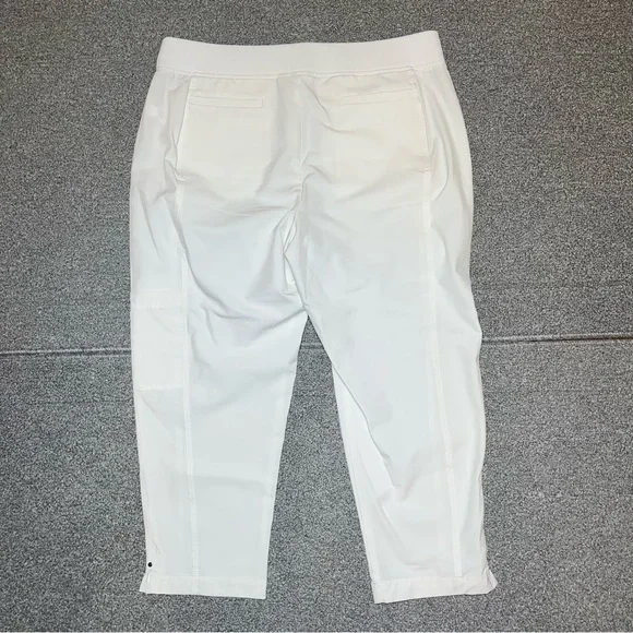 Zenergy By Chico’s Pants Womens 2 US 12 White Cropped Capri Stretch Activewear - Picture 10 of 10